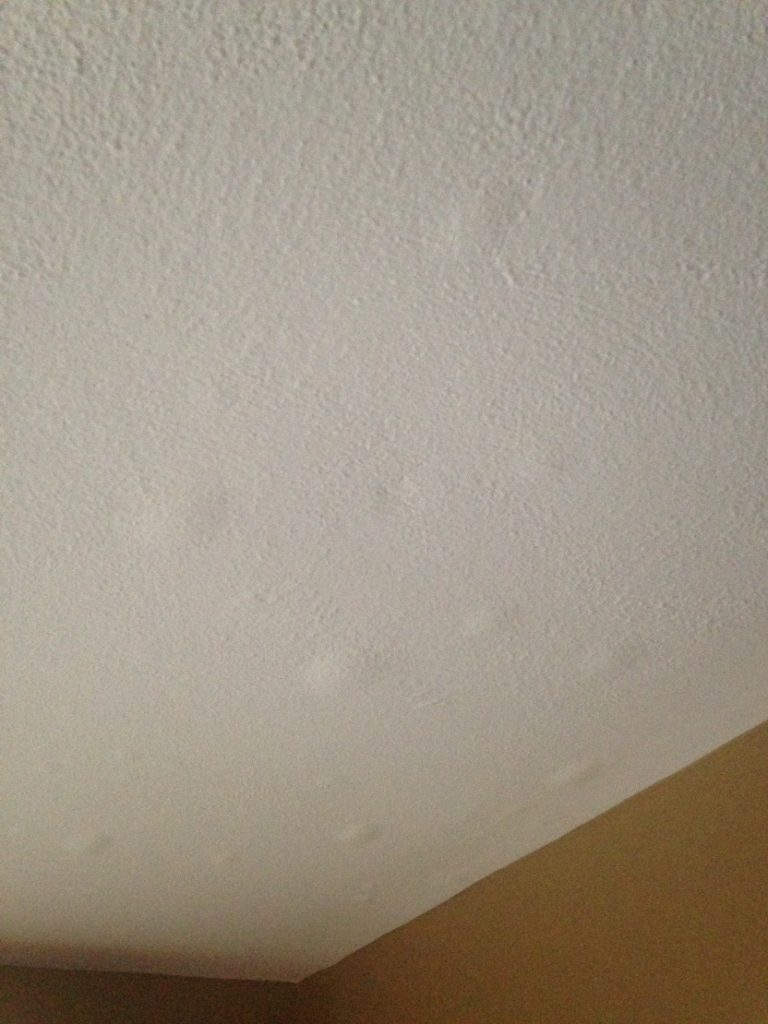 paint bubble on ceiling